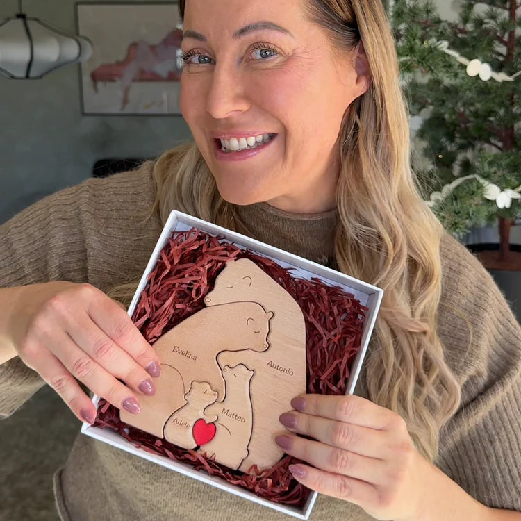 Notre Famille Ours - Cadeau parfait à personnaliser