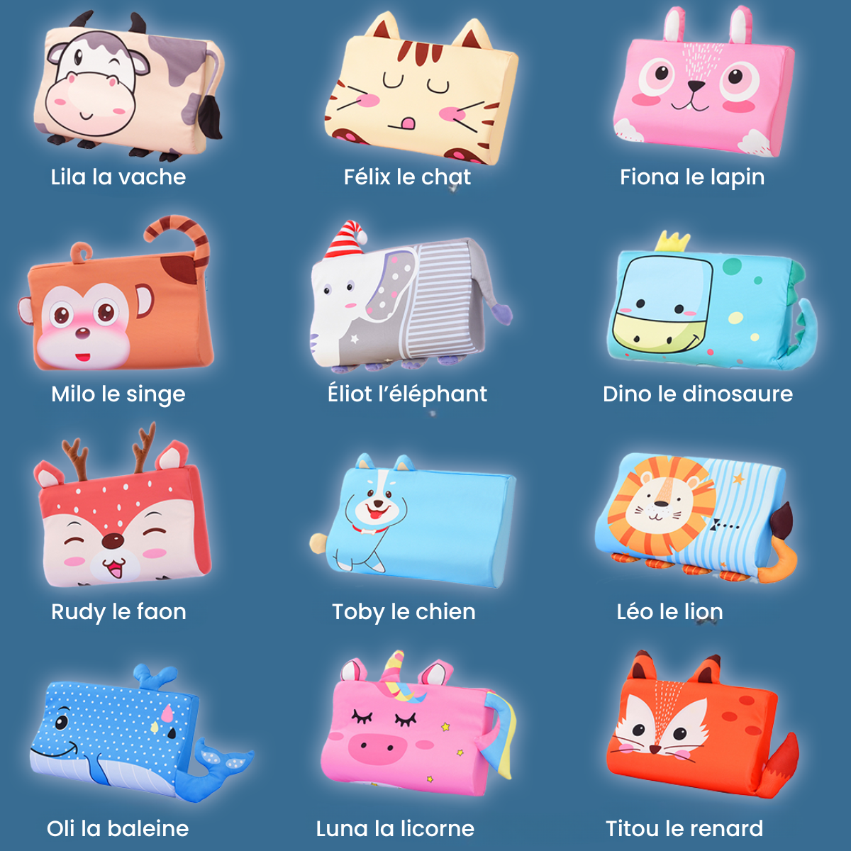 L’oreiller pour enfants pour un sommeil meilleur et plus sain