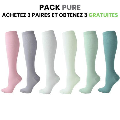 Chaussettes de compression fitcompress pour femmes