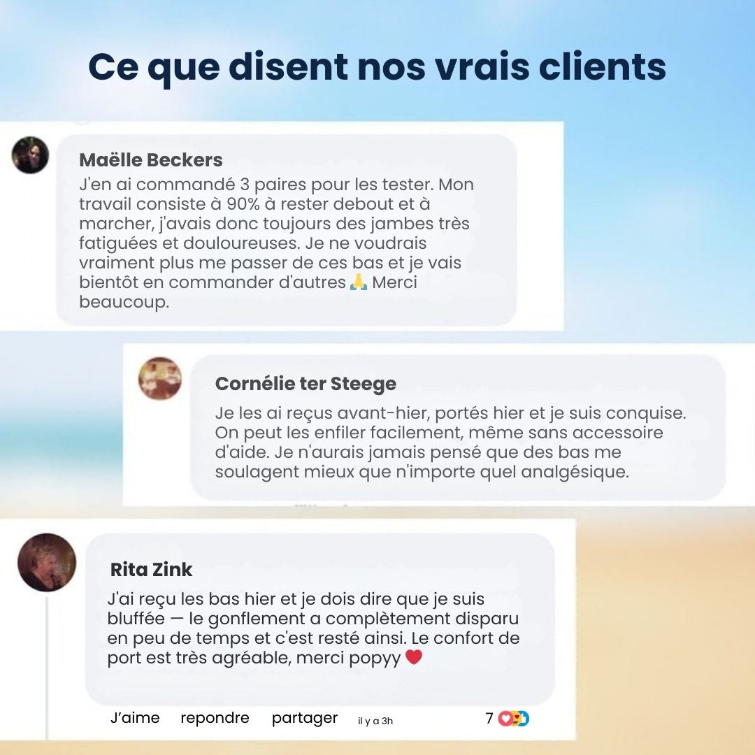 Bas de contention NivaLeg® pour jambes lourdes et douloureuses