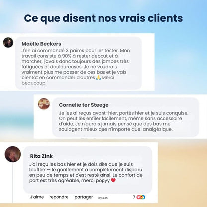 Bas de contention NivaLeg® pour jambes lourdes et douloureuses