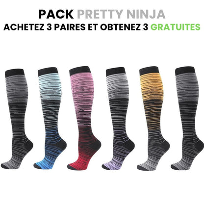 Chaussettes de compression fitcompress pour femmes