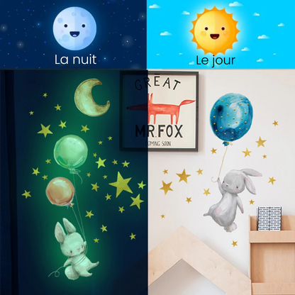 Autocollants muraux lumineux pour des nuits paisibles