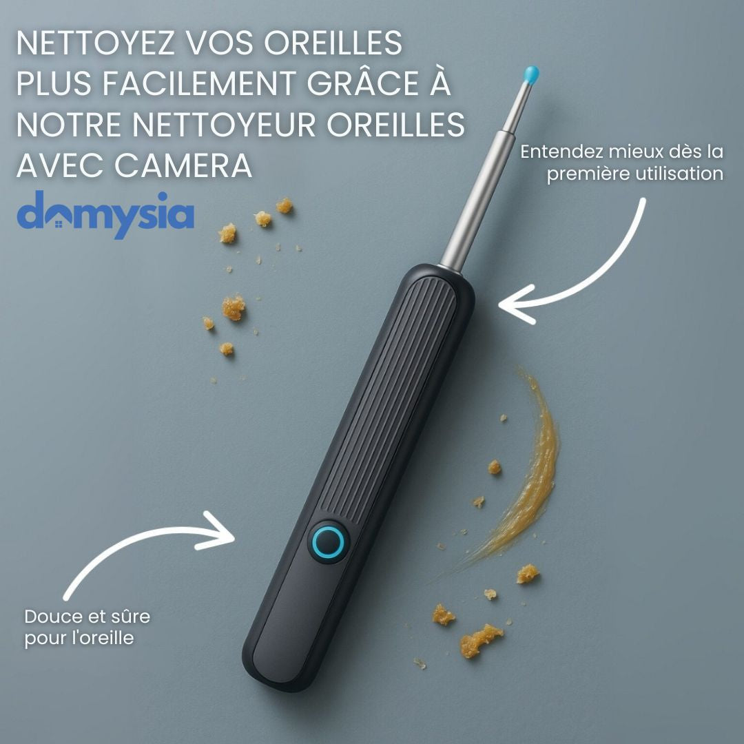 Nettoyeur oreilles avec caméra