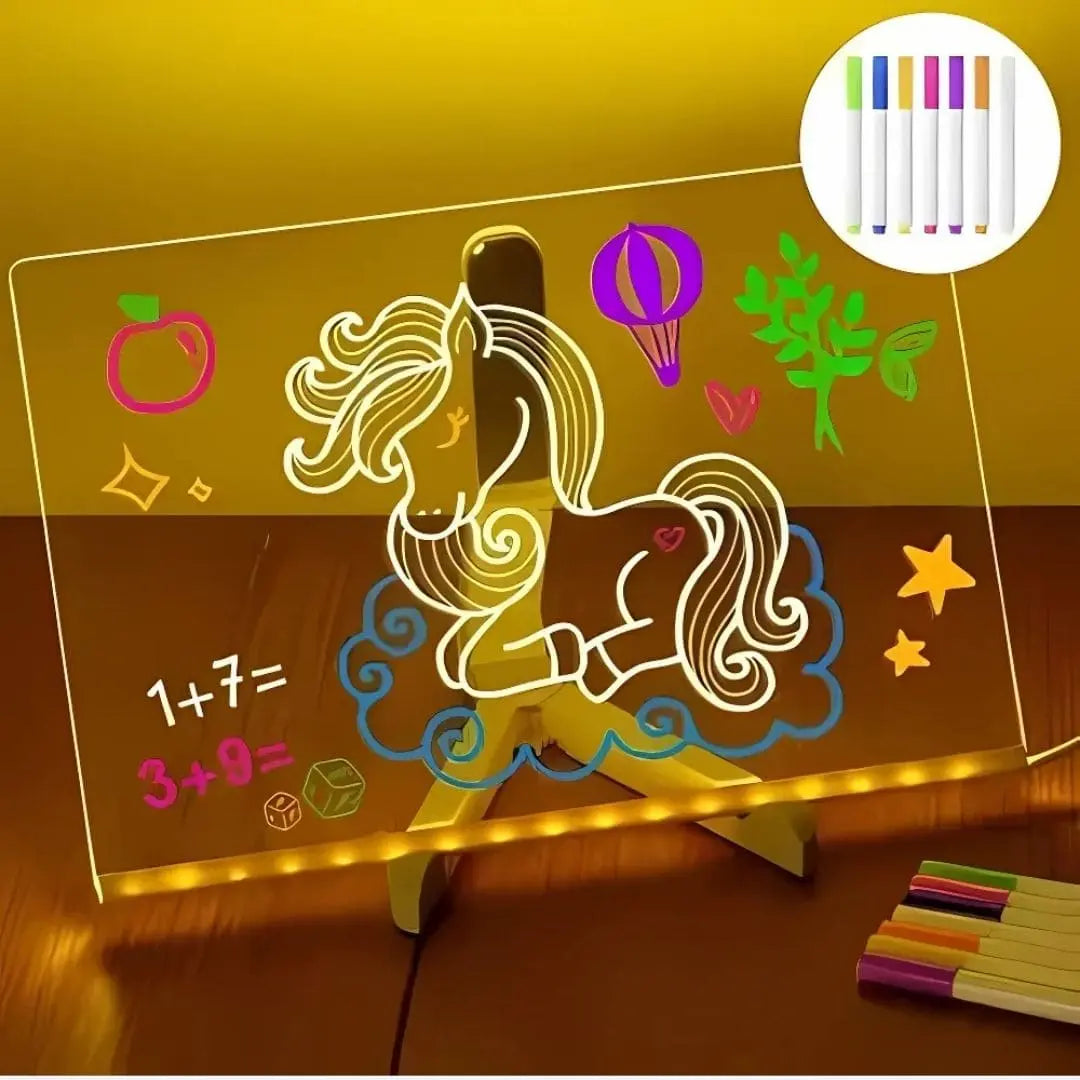 Tableau de dessin LED magique