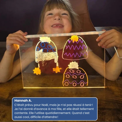 Tableau de dessin LED magique