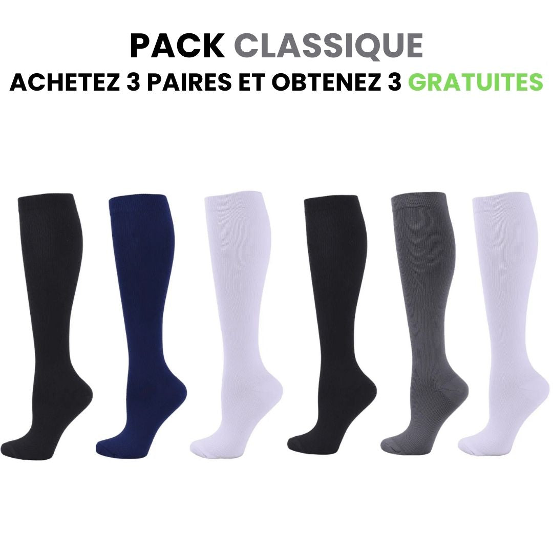 Chaussettes de compression fitcompress pour femmes