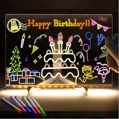 Tableau de dessin LED magique