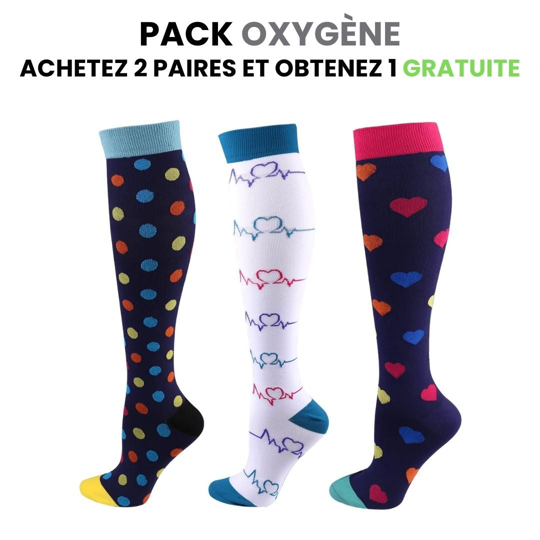 Chaussettes de compression fitcompress pour femmes