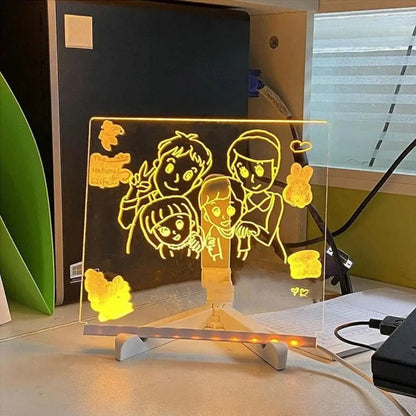 Tableau de dessin LED magique