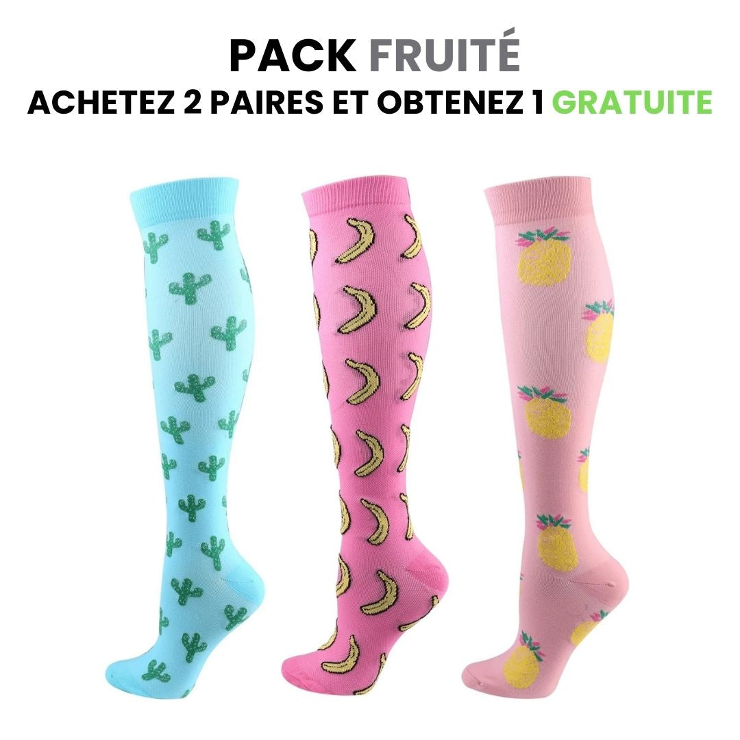 Chaussettes de compression fitcompress pour femmes
