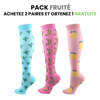 Chaussettes de compression fitcompress pour femmes