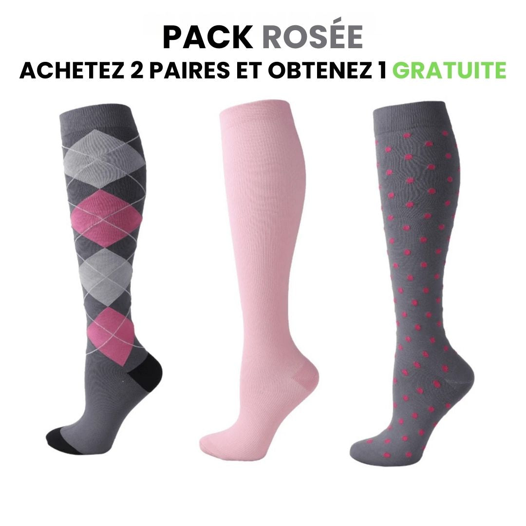 Chaussettes de compression fitcompress pour femmes