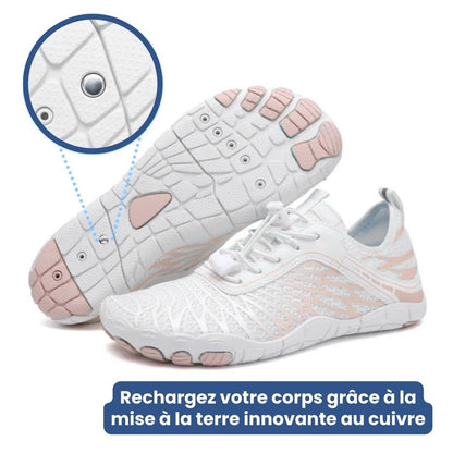 Motion Ground™ – Chaussures minimalistes à semelles de cuivre pour un équilibre naturel (Unisexe)