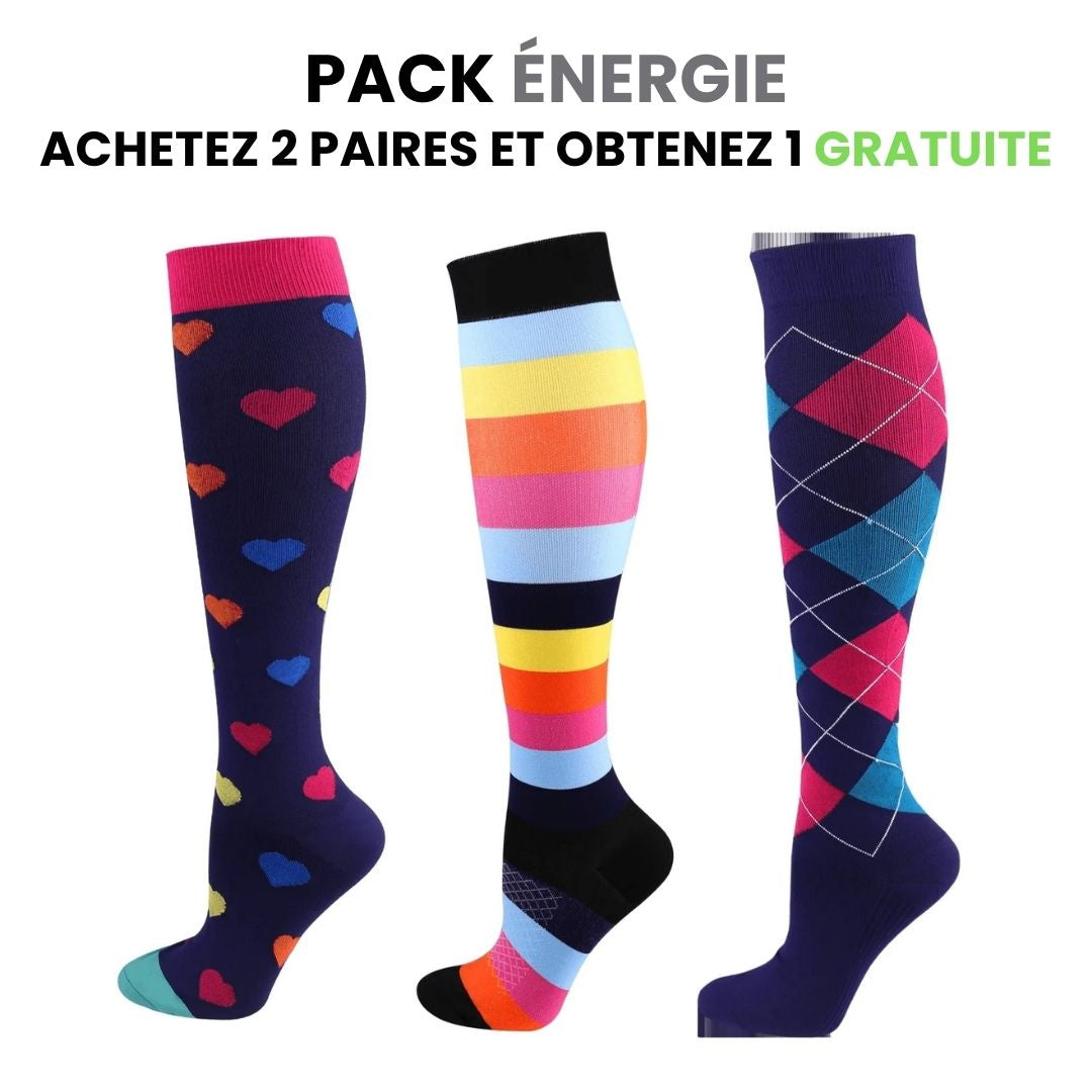 Chaussettes de compression fitcompress pour femmes