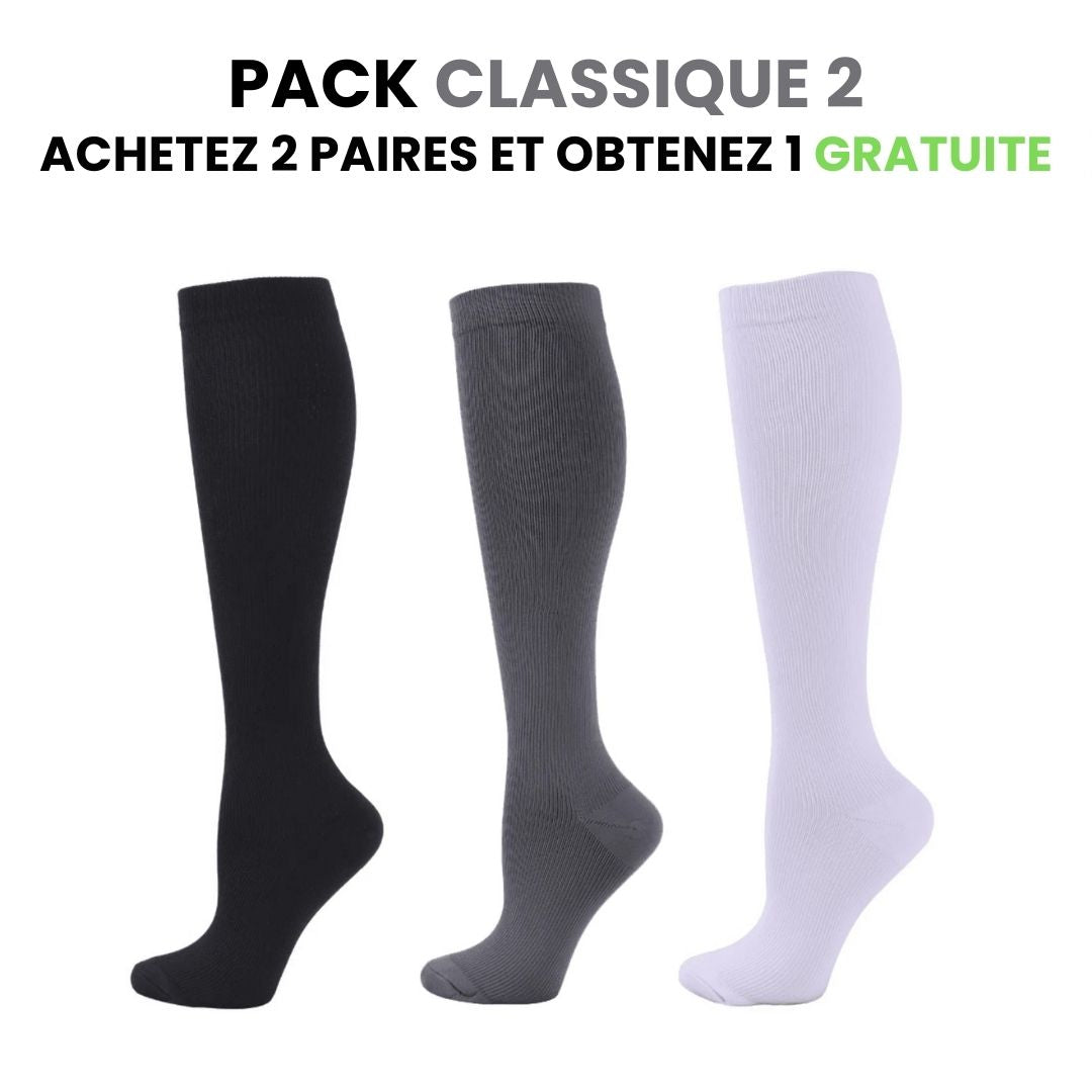 Chaussettes de compression fitcompress pour femmes