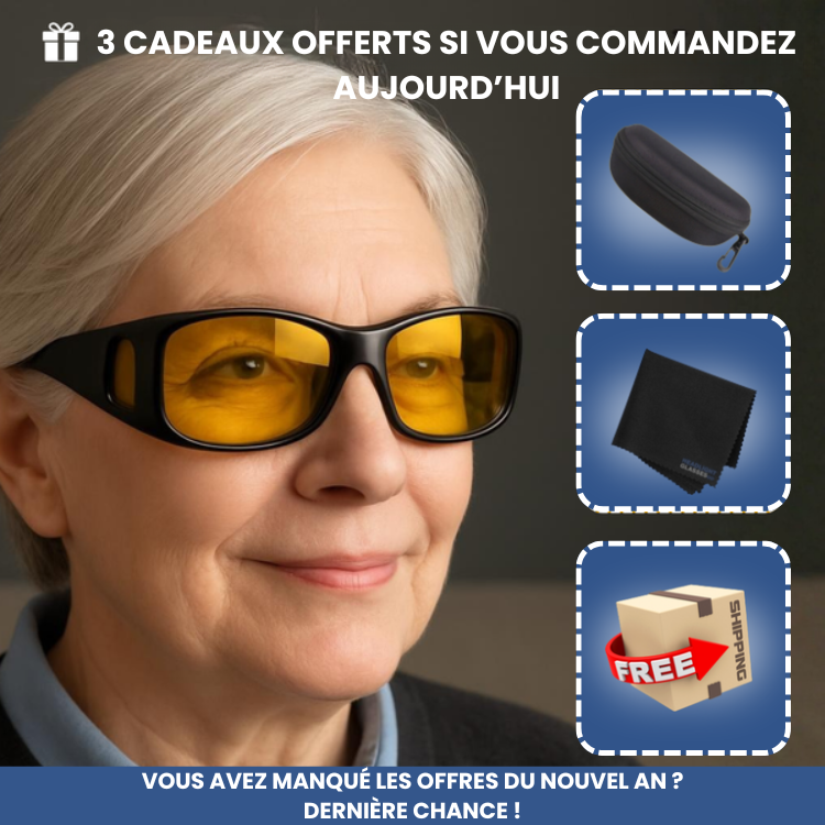 Lunettes de Conduite – Vision Nocturne Optimisée