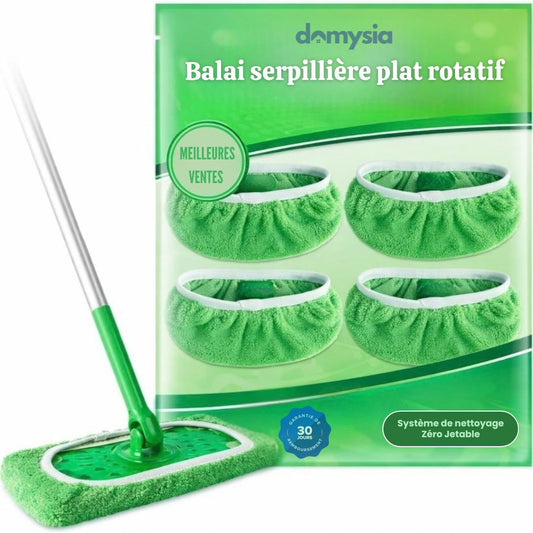 Balai serpillière plat rotatif