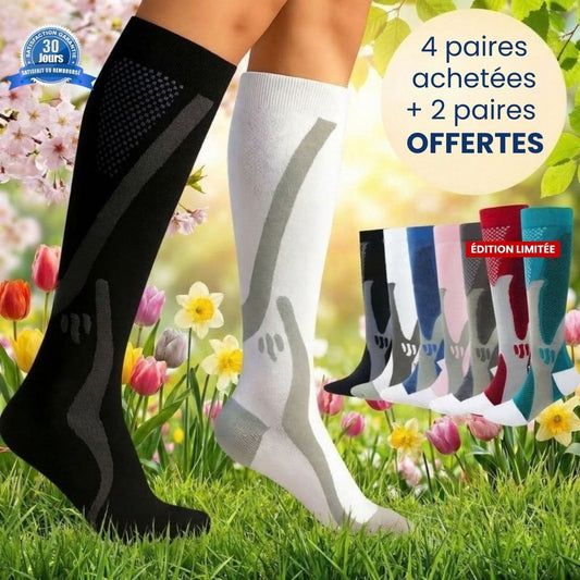 Bas de contention NivaLeg® pour jambes lourdes et douloureuses