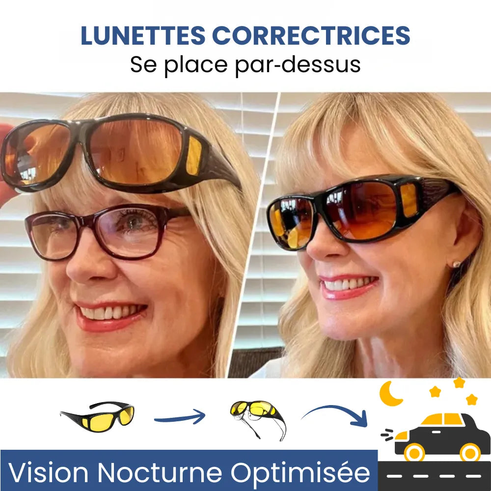 Lunettes de Conduite – Vision Nocturne Optimisée