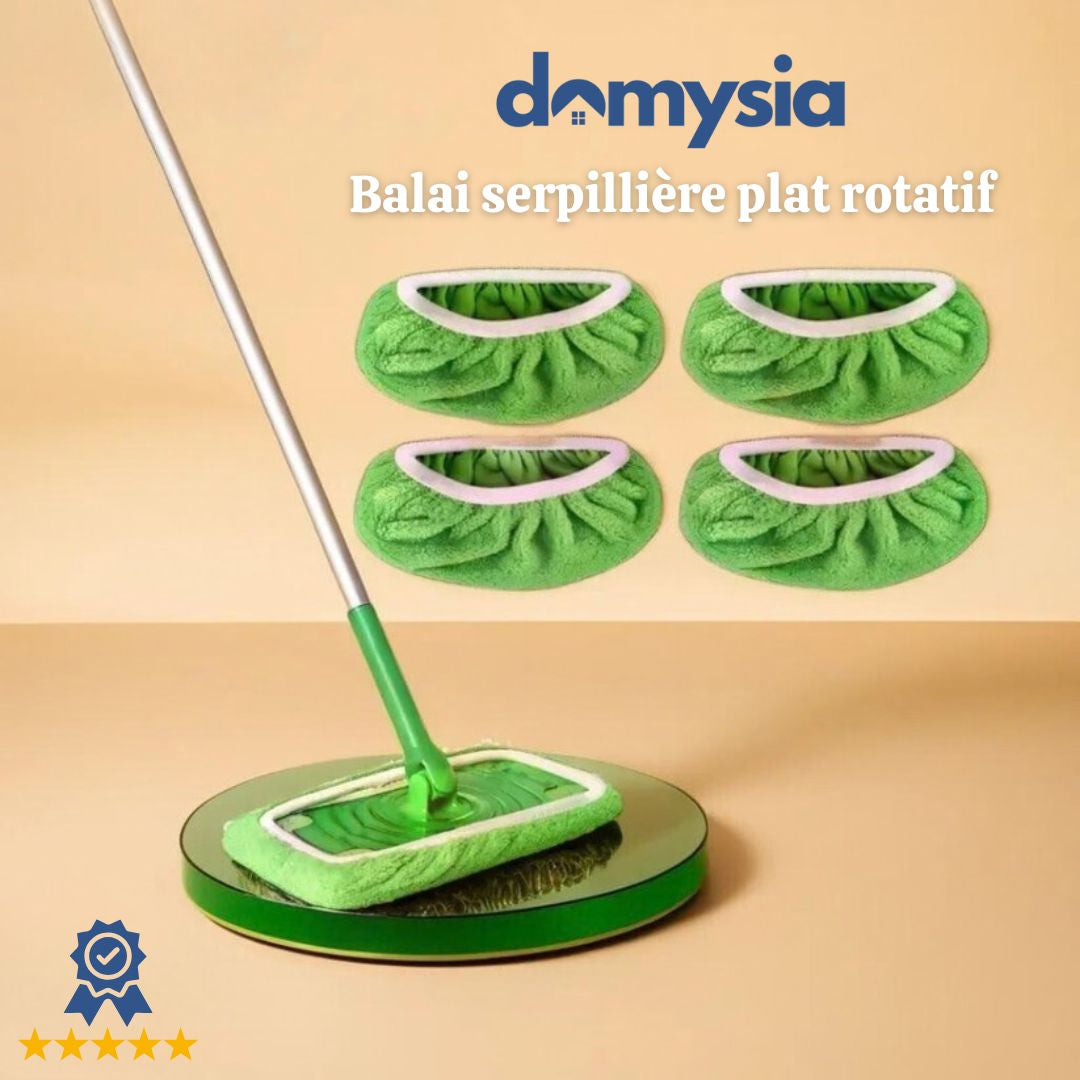 Balai serpillière plat rotatif