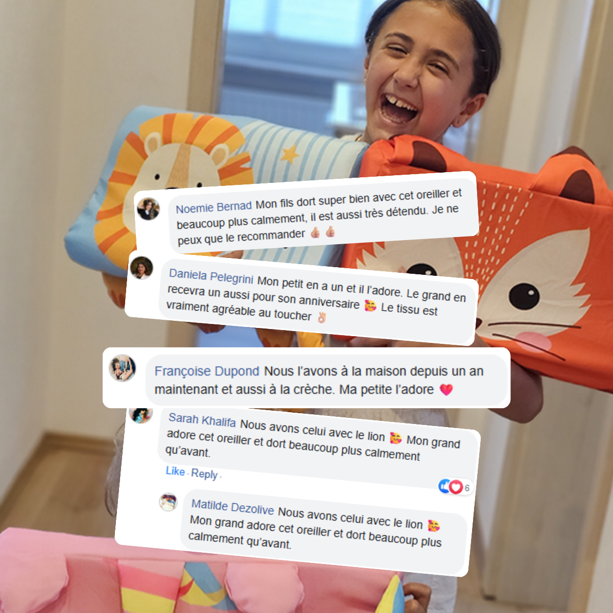 L’oreiller pour enfants pour un sommeil meilleur et plus sain