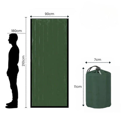 Sac de bivouac - Le sac de couchage d'urgence compact