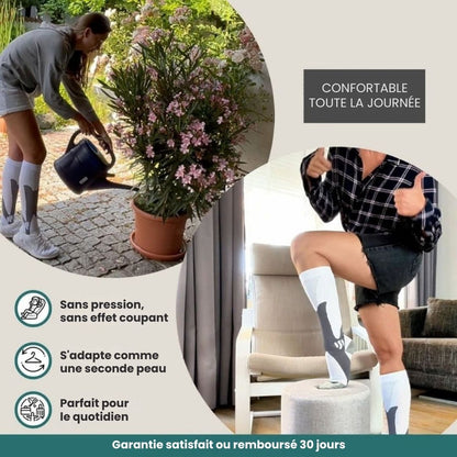 Bas de contention NivaLeg® pour jambes lourdes et douloureuses