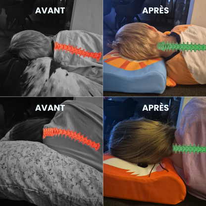 L’oreiller pour enfants pour un sommeil meilleur et plus sain