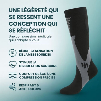 Bas de contention NivaLeg® pour jambes lourdes et douloureuses