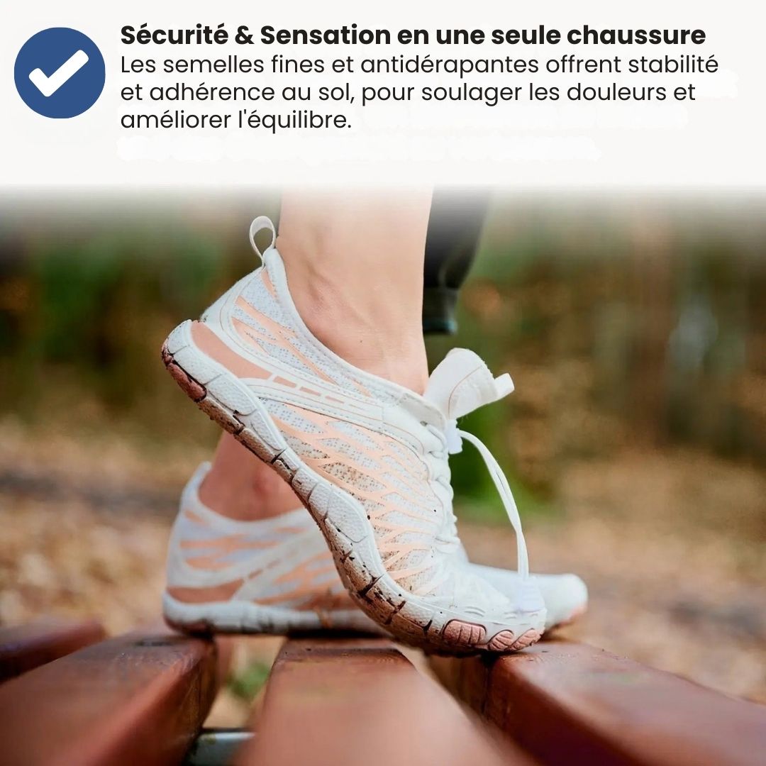 Motion Ground™ – Chaussures minimalistes à semelles de cuivre pour un équilibre naturel (Unisexe)