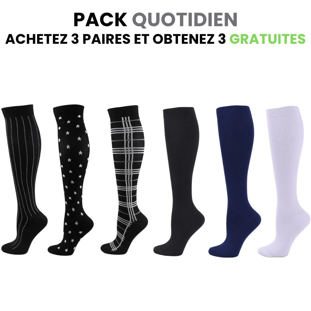 Chaussettes de compression fitcompress pour femmes
