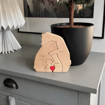 Notre Famille Ours - Cadeau parfait à personnaliser